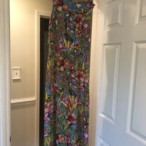 Talbots floral print maxi dress